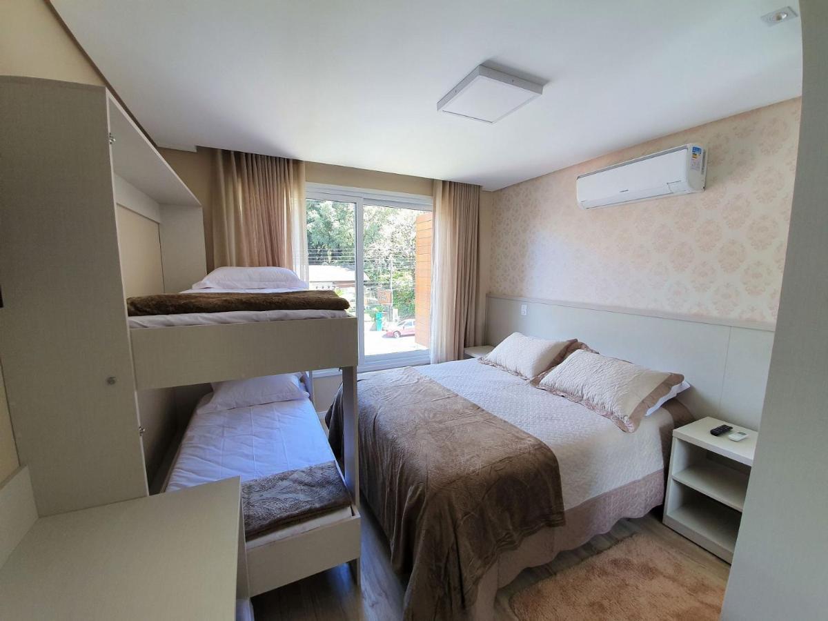 Apto Luxo 800M R. Coberta | 2 Suites | Mobiliado Gramado Bagian luar foto