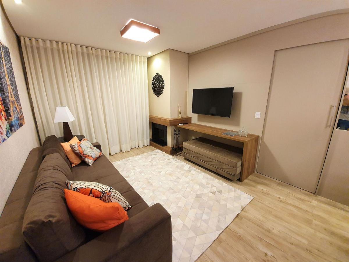 Apto Luxo 800M R. Coberta | 2 Suites | Mobiliado Gramado Bagian luar foto