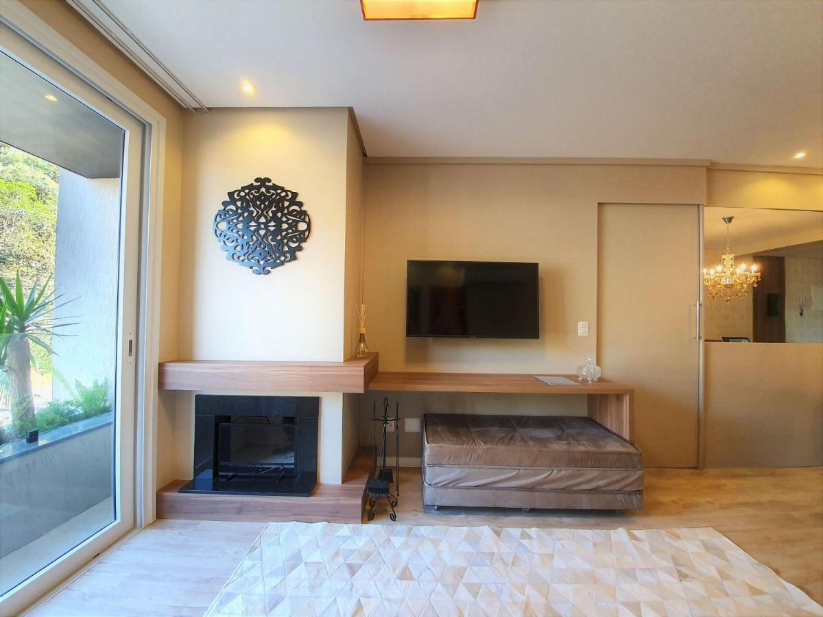 Apto Luxo 800M R. Coberta | 2 Suites | Mobiliado Gramado Bagian luar foto