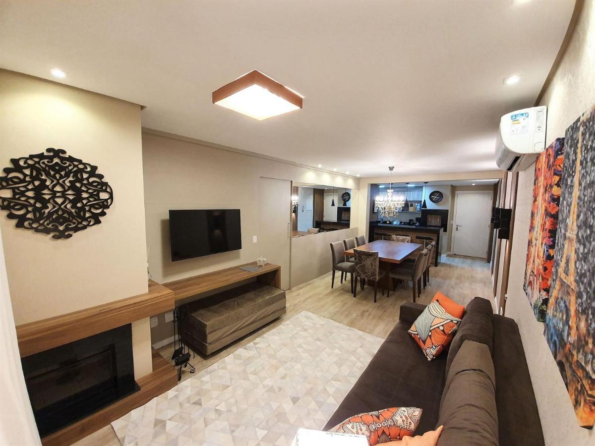 Apto Luxo 800M R. Coberta | 2 Suites | Mobiliado Gramado Bagian luar foto