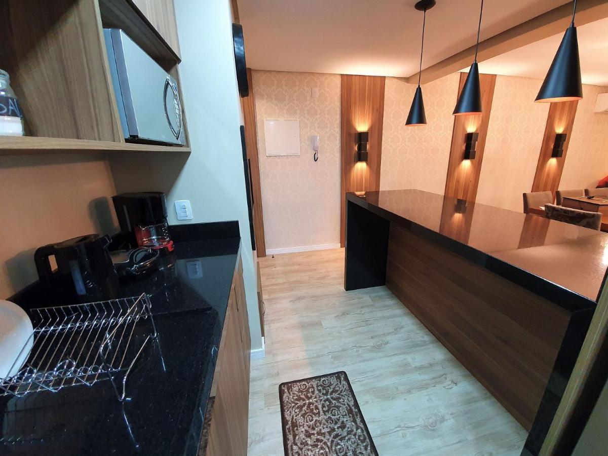 Apto Luxo 800M R. Coberta | 2 Suites | Mobiliado Gramado Bagian luar foto