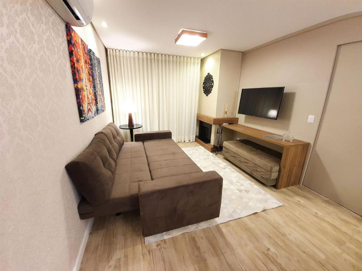 Apto Luxo 800M R. Coberta | 2 Suites | Mobiliado Gramado Bagian luar foto