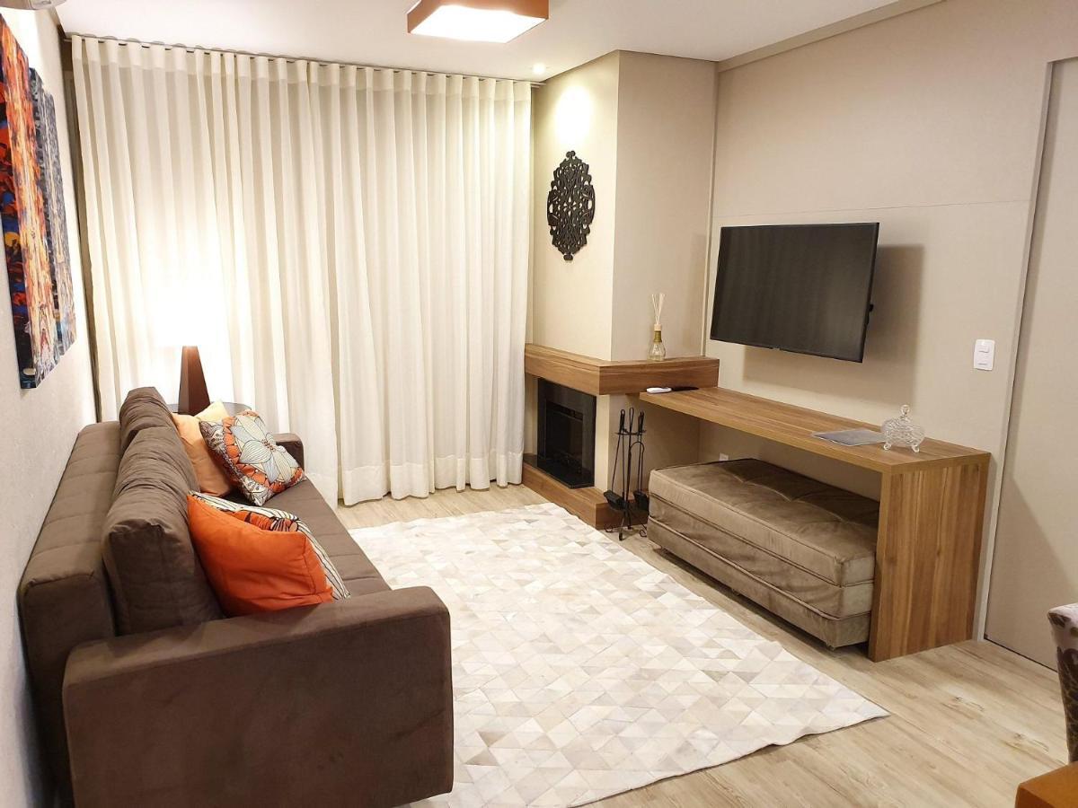 Apto Luxo 800M R. Coberta | 2 Suites | Mobiliado Gramado Bagian luar foto