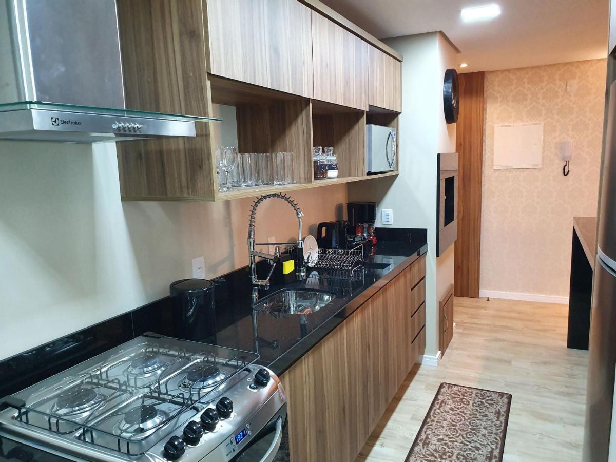Apto Luxo 800M R. Coberta | 2 Suites | Mobiliado Gramado Bagian luar foto