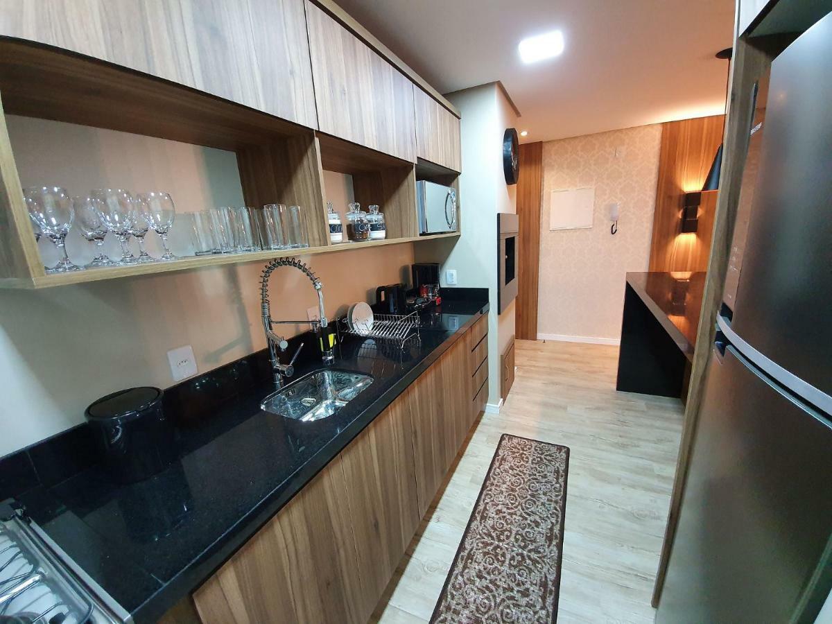 Apto Luxo 800M R. Coberta | 2 Suites | Mobiliado Gramado Bagian luar foto